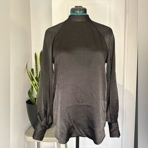 Equipment Femme Nash Top in True Black small NWT